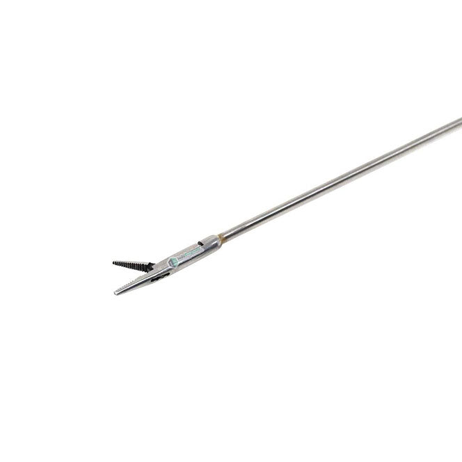 Micro Laryngeal Alligator Forcep for Hard Foreign Bodies, Single Action Serrated Jaw (Length 35cm) Additional View