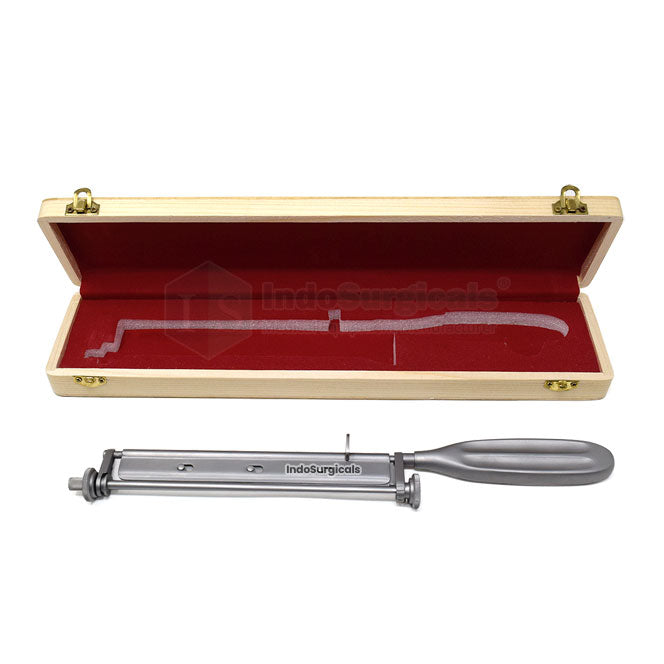 Skin Grafting Handle with Wodden Box (Big)
