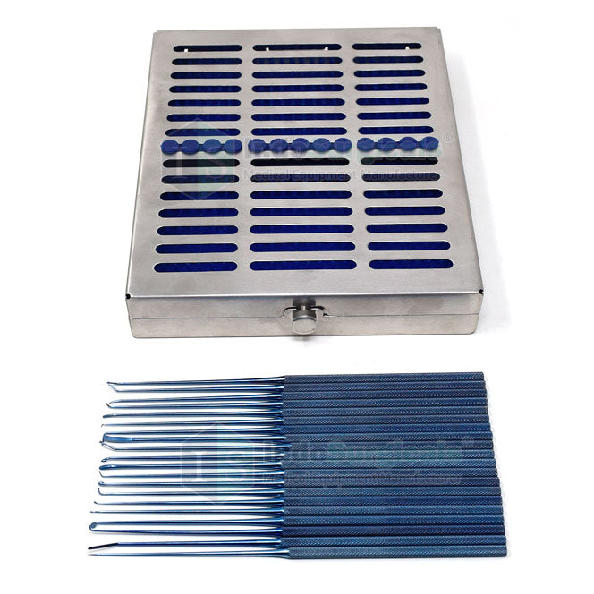 Titanium Rhoton Microdissector Set For Neuro Surgery Set Additional View