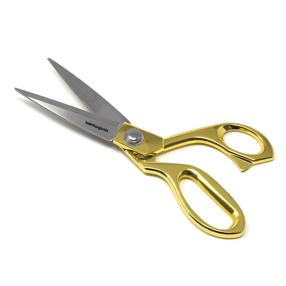 Gauge Cutting Scissors with Golden Handle