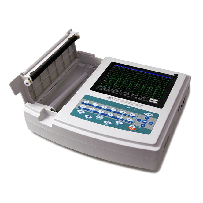 CONTEC ECG1200G Digital 12 channel/lead EKG+PC Sync software, Electrocardiograph Touch Screen Additional View