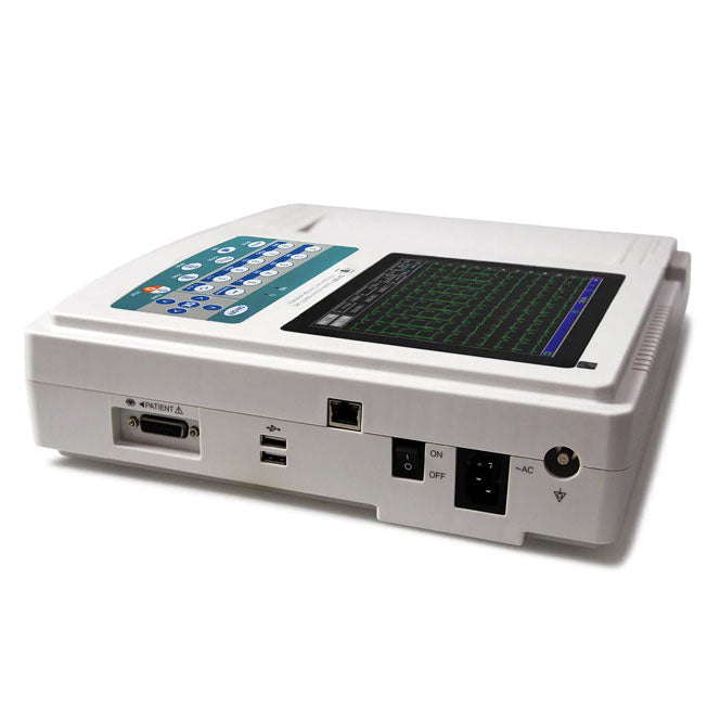CONTEC ECG1200G Digital 12 channel/lead EKG+PC Sync software, Electrocardiograph Touch Screen Additional View