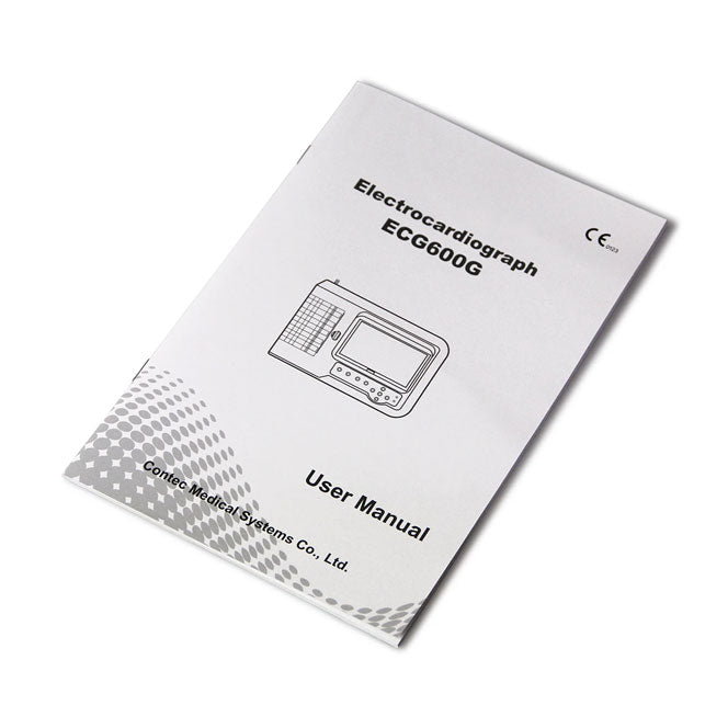 CONTEC ECG600G Digital 6 Channel ECG EKG Machine Portable Electrocardiograph Touch Screen Additional View