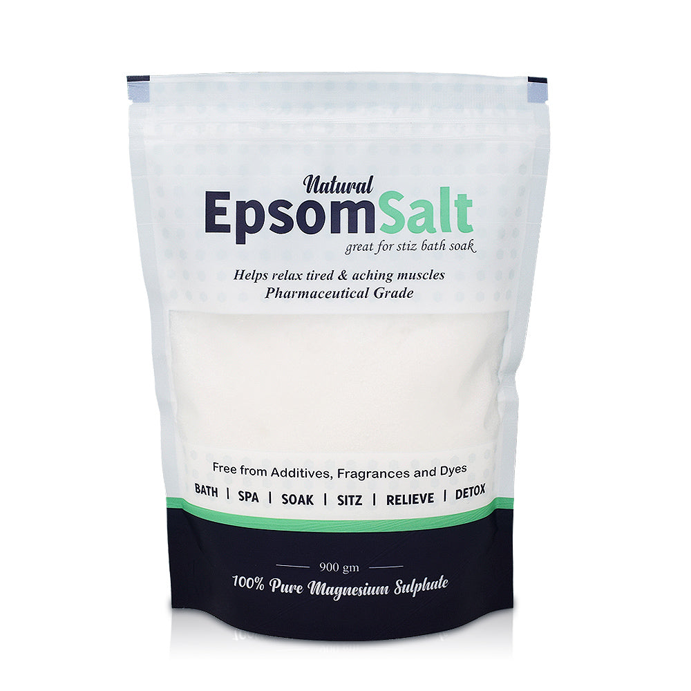 IndoSurgicals Epsom Salt for Pain Relief, Detoxification and Sitz Bath 900 gm