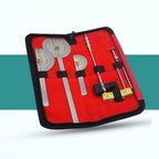 Goniometer Set of 3 with Knee Hammer & Measuring Tape with Tuning Fork