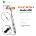 Neurological Reflex Hammer Set for Doctors & Medical Students | Medical Examination Hammer Set with Wartenberg Pinwheel, Babinski, Taylor, Buck & Queen Square Hammer
