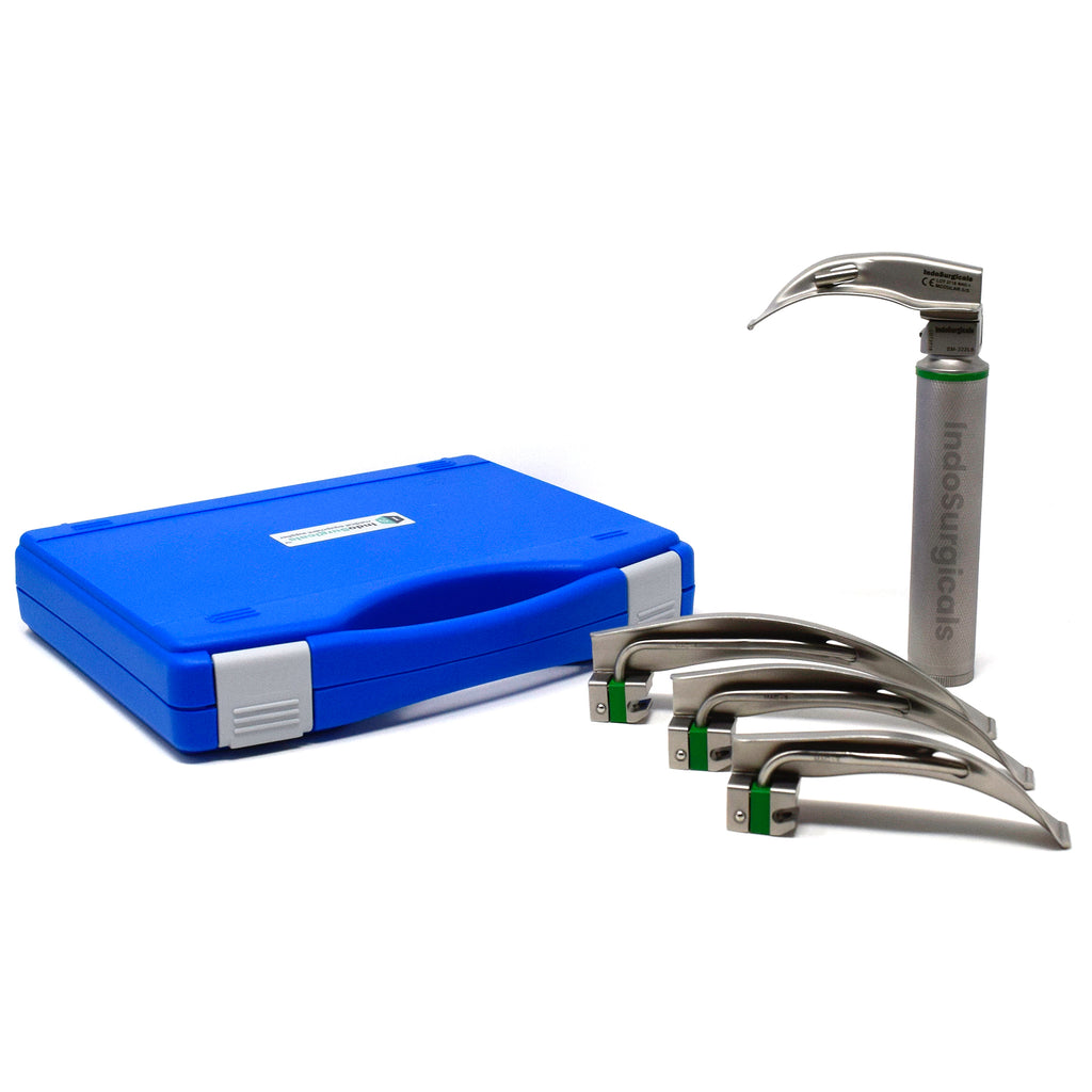 Fiber Optic LED Laryngoscope Set Macintosh