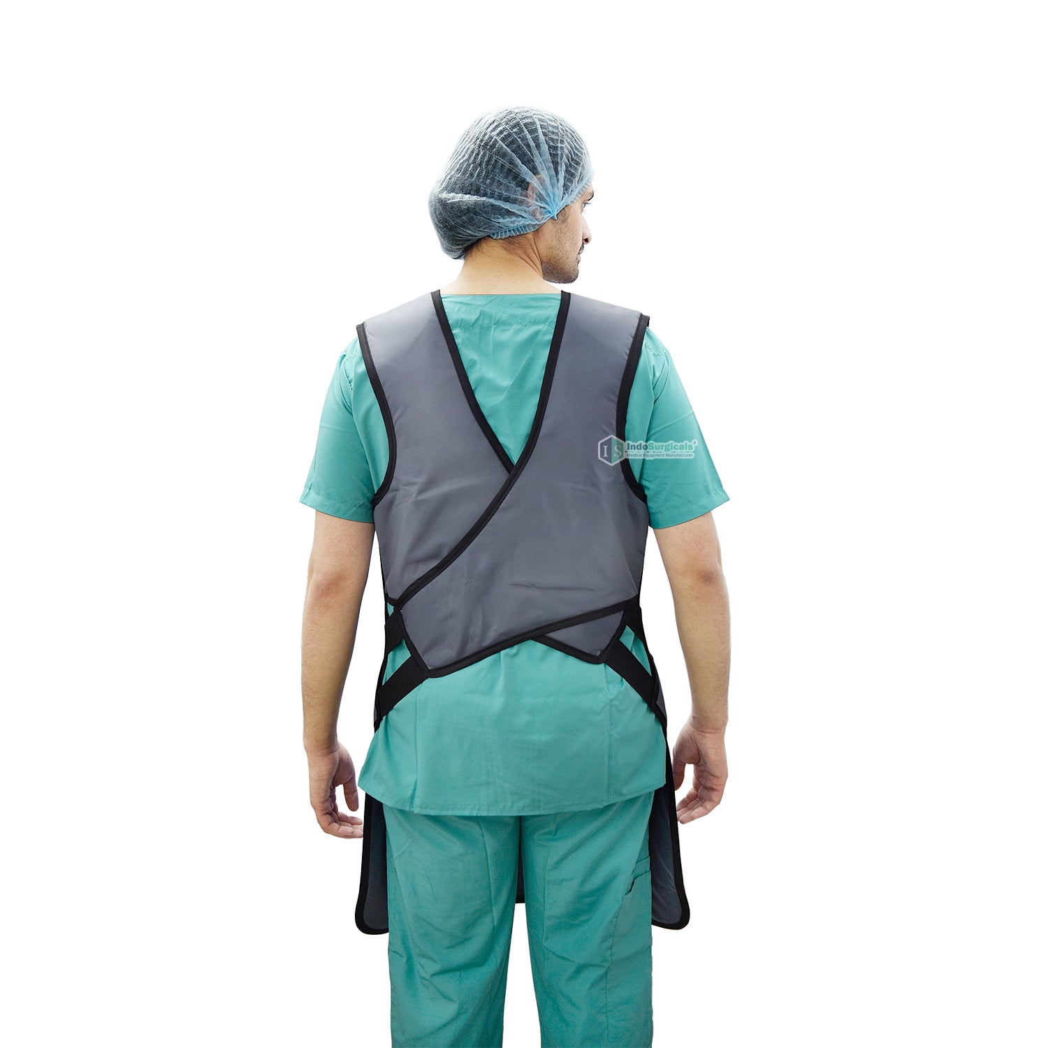 Lead Apron with Thyroid Collar (BARC Approved) Additional View