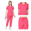 Premium Scrub Suit for Doctors Women (Faux Wrap Neck)