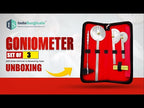 Goniometer Set of 3 with Knee Hammer & Measuring Tape
