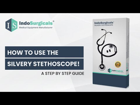 Silvery Stethoscope (Free Engraving)