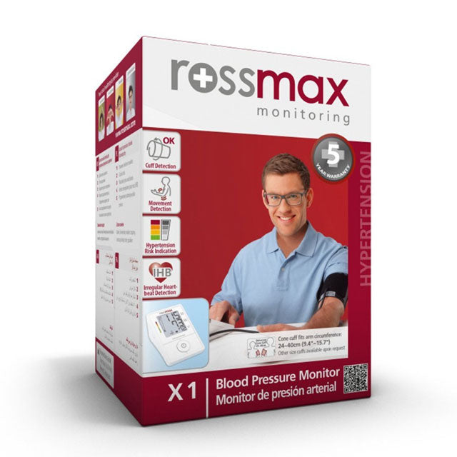 Rossmax X1 Automatic Blood Pressure Monitor Additional View