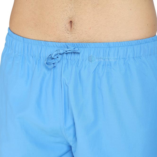 IndoSurgicals Scrub Suit for Doctors, Unisex, Poly Cotton (Sky Blue) Additional View
