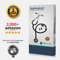 Silvery Stethoscope (Free Engraving)