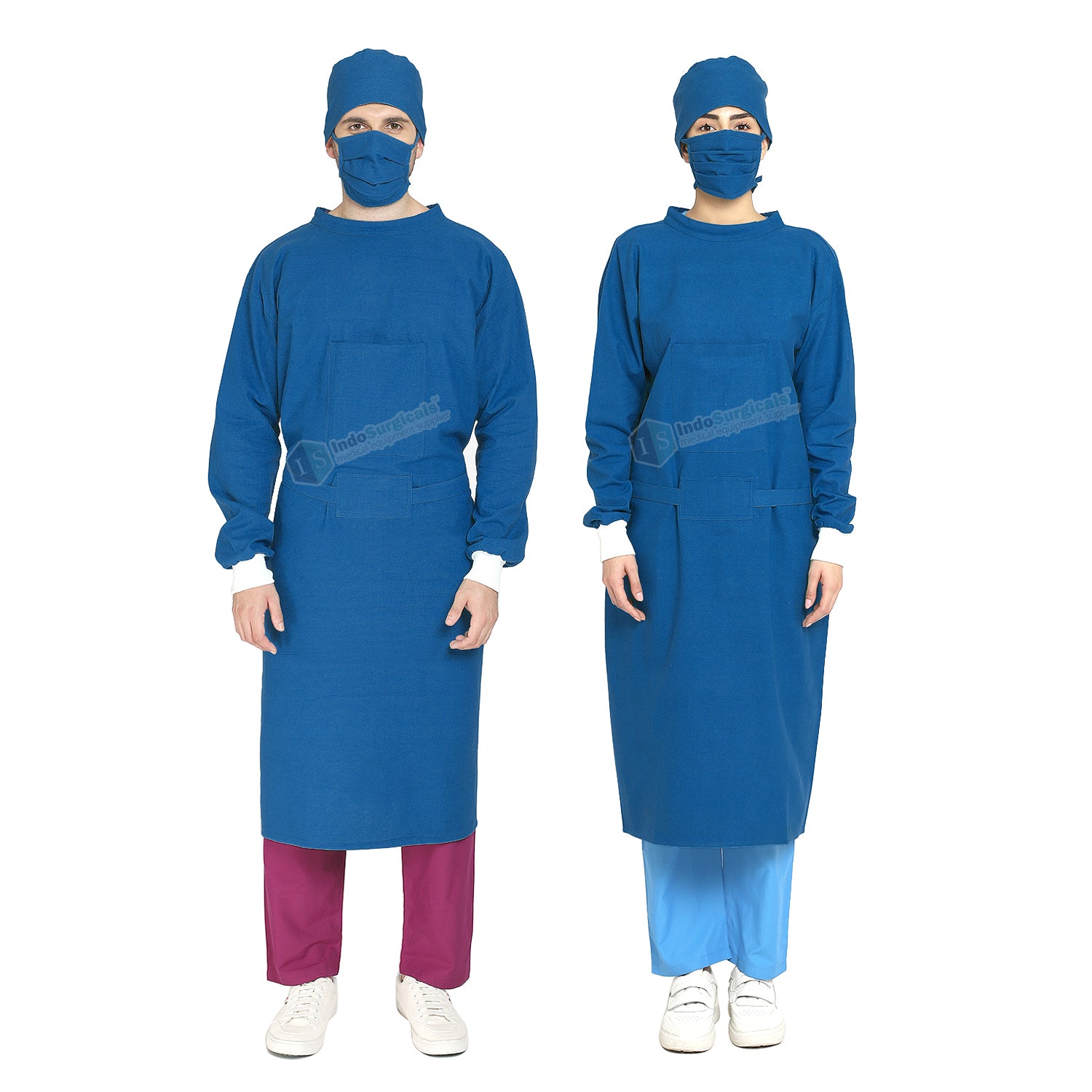 Unisex Surgeon Gown (Cotton Reusable)