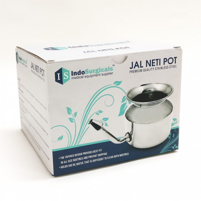 Silver Stainless Steel Neti Pot, For Home at Rs 480/piece in Ghaziabad